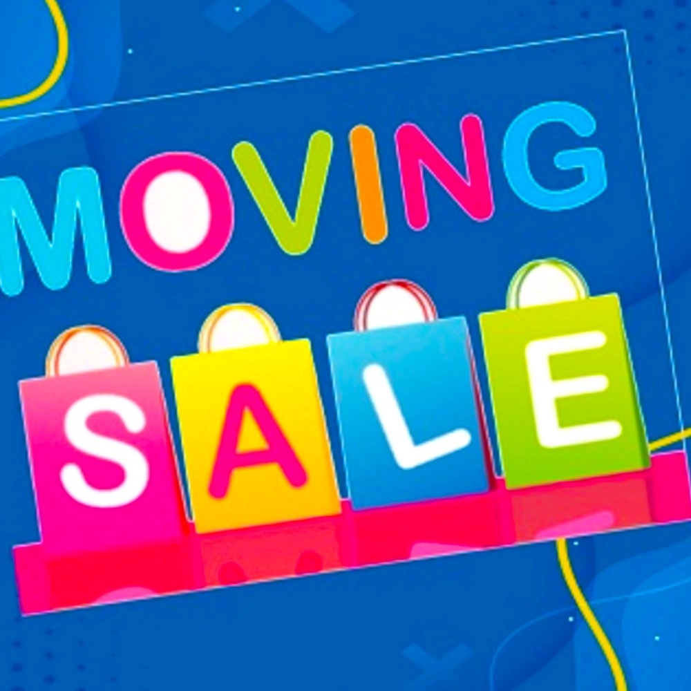 Moving sale everything must go free items available